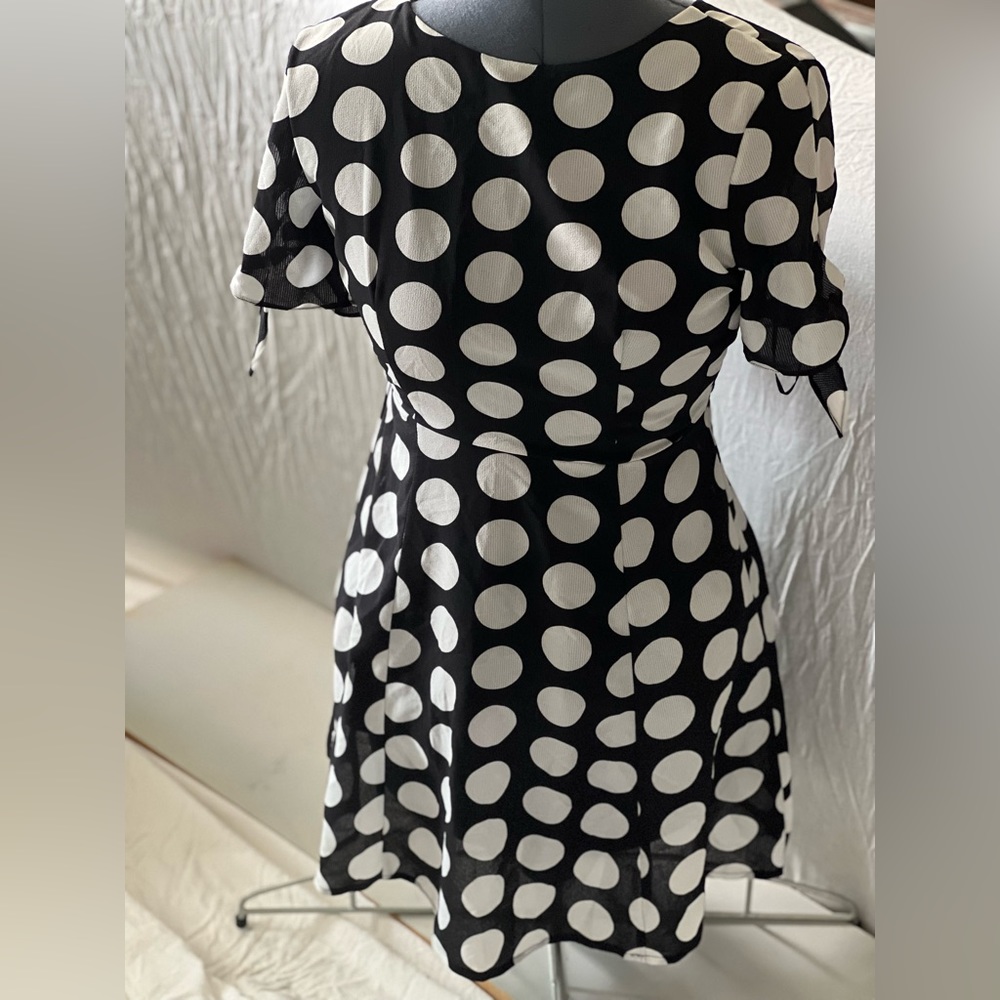 B+W Polka Dot Reversible Skylar + Madison Dress